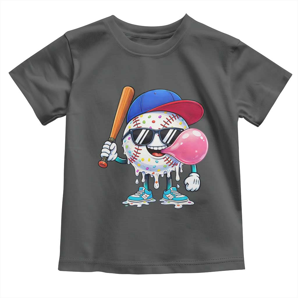Baseball Bubble Gum Sports Game Day Toddler T Shirt