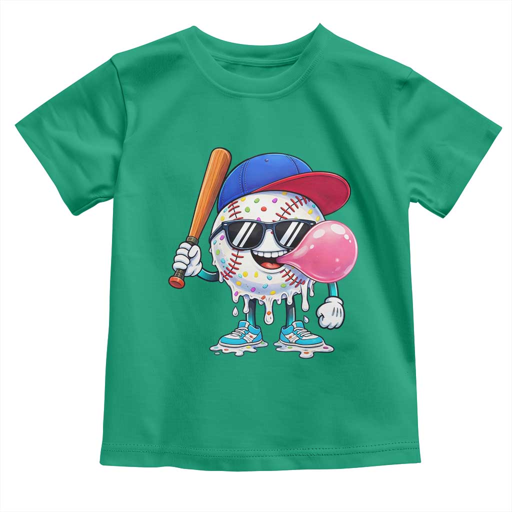 Baseball Bubble Gum Sports Game Day Toddler T Shirt