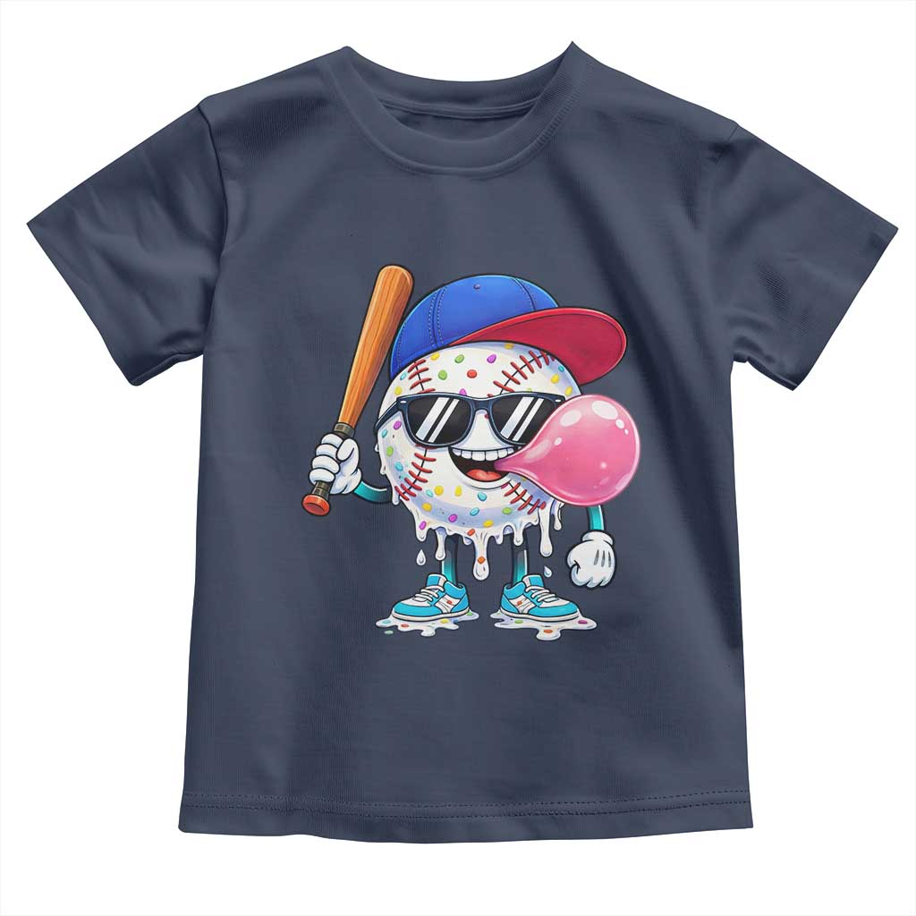 Baseball Bubble Gum Sports Game Day Toddler T Shirt