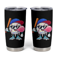 Baseball Bubble Gum Sports Game Day Tumbler Cup