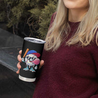 Baseball Bubble Gum Sports Game Day Tumbler Cup