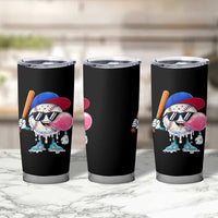 Baseball Bubble Gum Sports Game Day Tumbler Cup