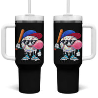 Baseball Bubble Gum Sports Game Day Tumbler With Handle