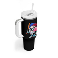 Baseball Bubble Gum Sports Game Day Tumbler With Handle