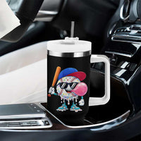 Baseball Bubble Gum Sports Game Day Tumbler With Handle