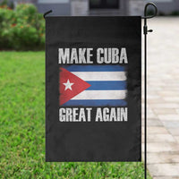 Make Cuba Great Again Garden Flag Vintage Cuban Map