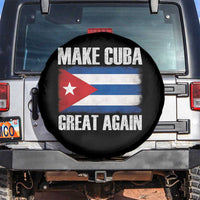 Make Cuba Great Again Spare Tire Cover Vintage Cuban Map