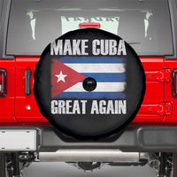 Make Cuba Great Again Spare Tire Cover Vintage Cuban Map