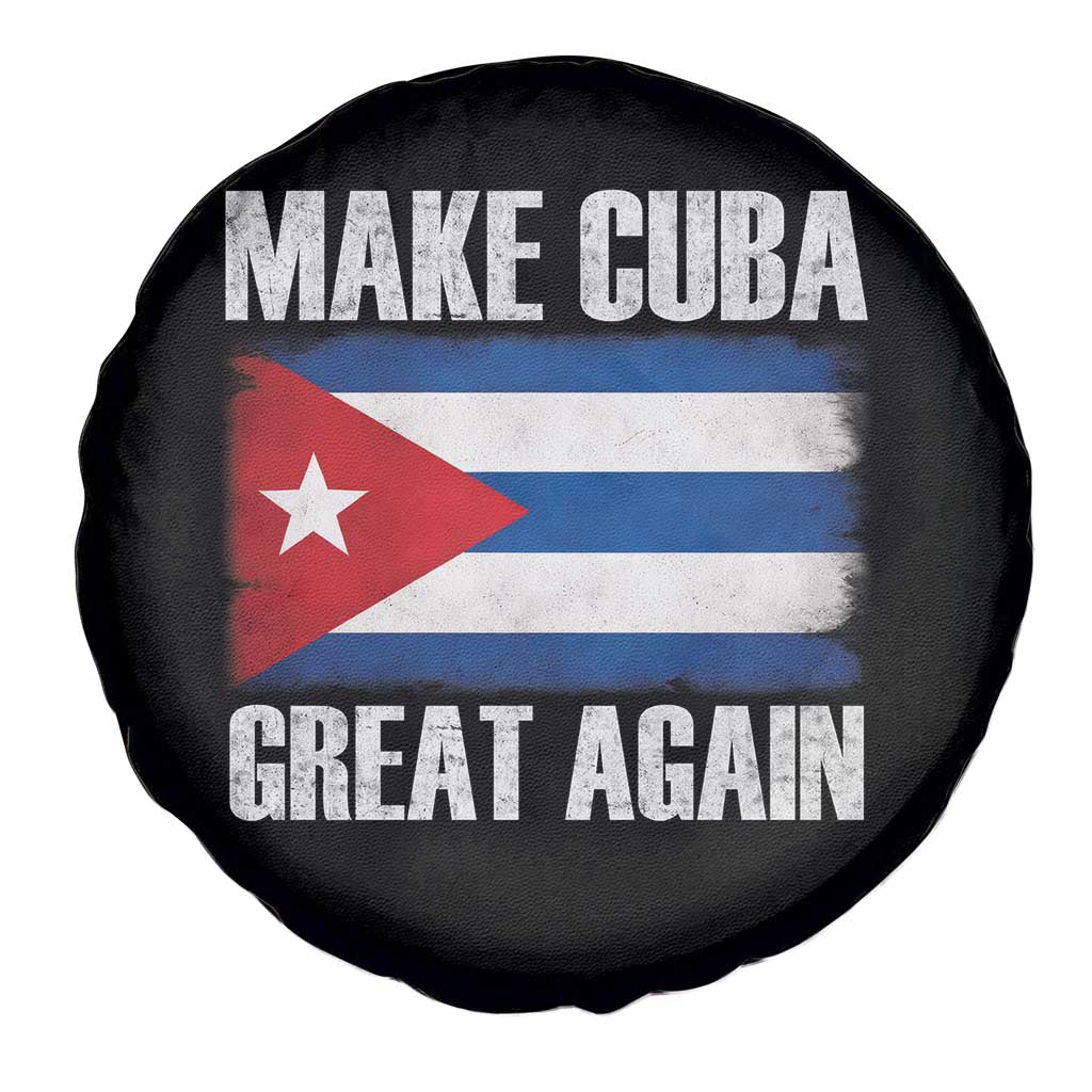 Make Cuba Great Again Spare Tire Cover Vintage Cuban Map