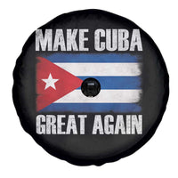Make Cuba Great Again Spare Tire Cover Vintage Cuban Map