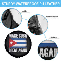 Make Cuba Great Again Spare Tire Cover Vintage Cuban Map
