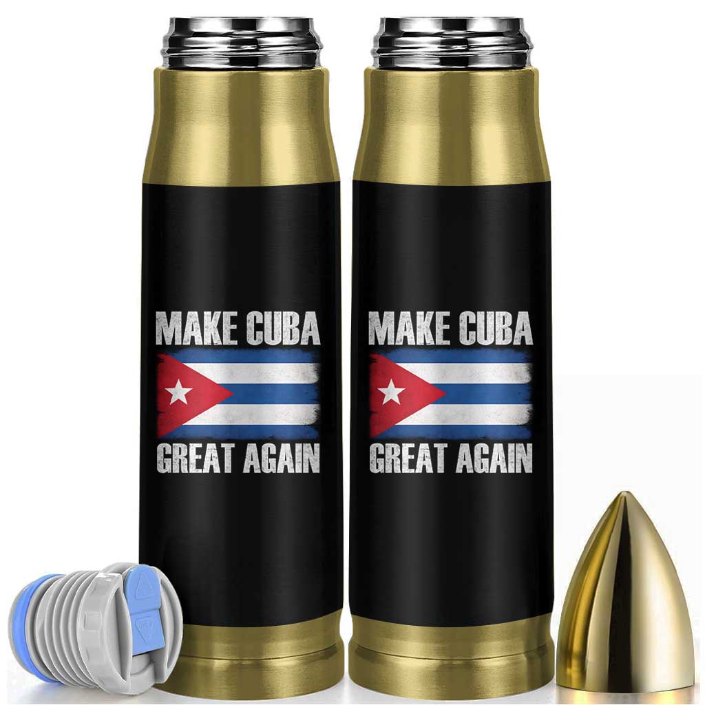 Make Cuba Great Again Bullet Tumbler Vintage Cuban Map