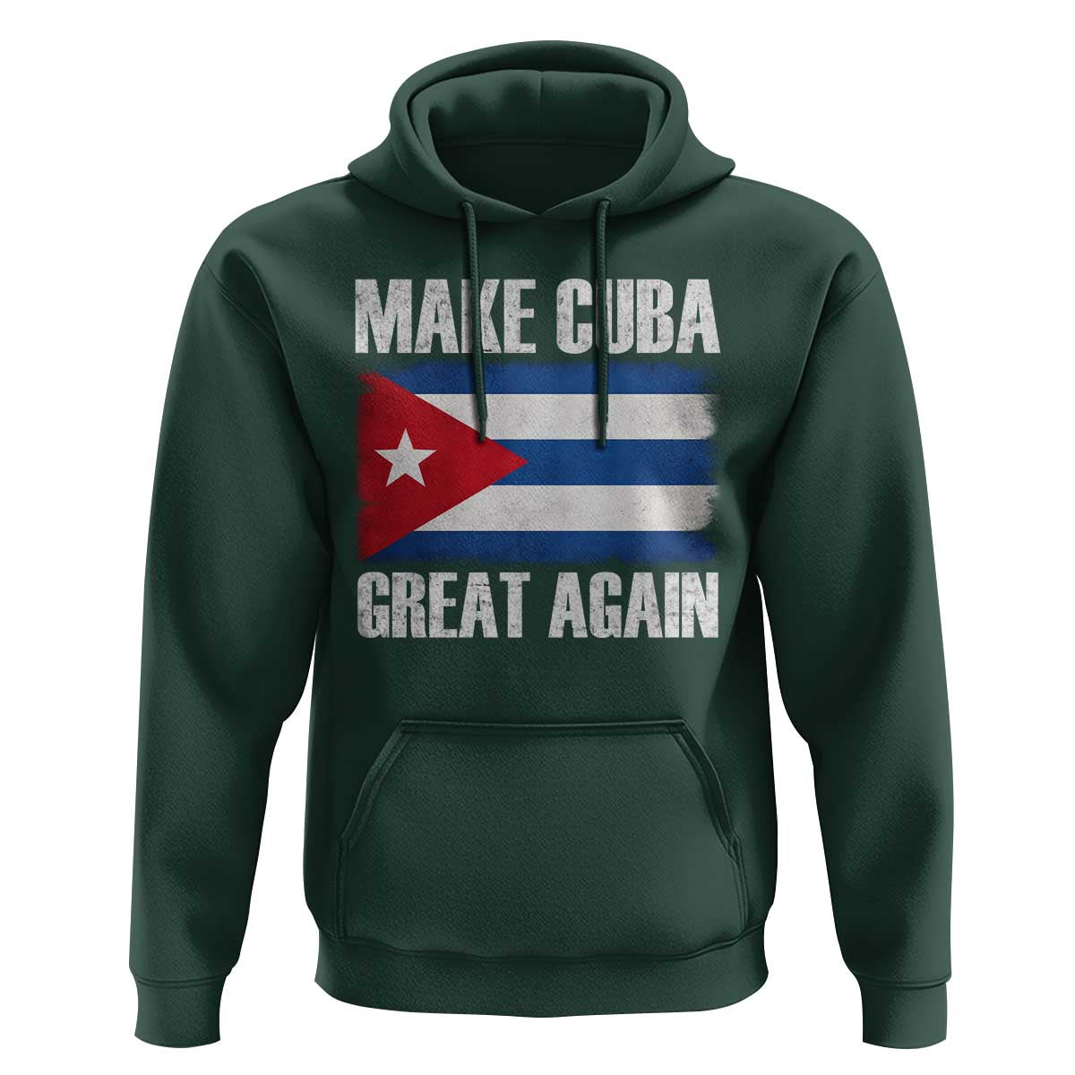 Make Cuba Great Again Hoodie Vintage Cuban Map