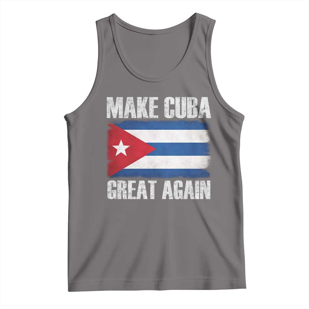 Make Cuba Great Again Tank Top Vintage Cuban Map