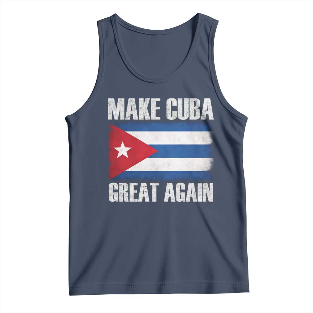 Make Cuba Great Again Tank Top Vintage Cuban Map