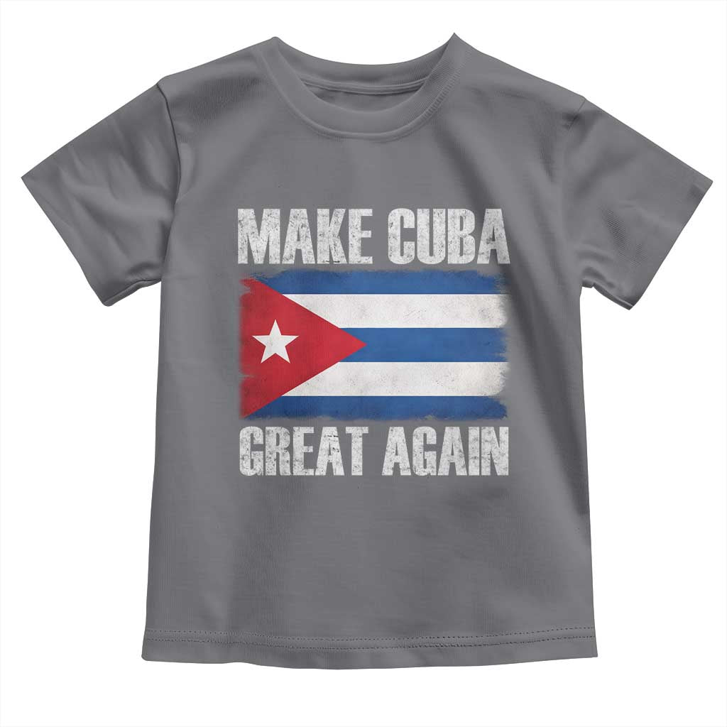 Make Cuba Great Again Toddler T Shirt Vintage Cuban Map