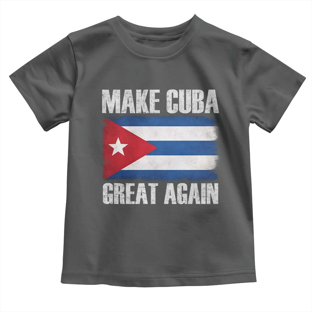 Make Cuba Great Again Toddler T Shirt Vintage Cuban Map