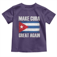 Make Cuba Great Again Toddler T Shirt Vintage Cuban Map