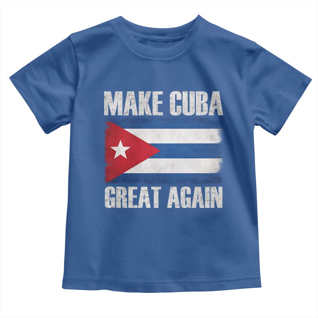 Make Cuba Great Again Toddler T Shirt Vintage Cuban Map