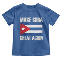 Make Cuba Great Again Toddler T Shirt Vintage Cuban Map