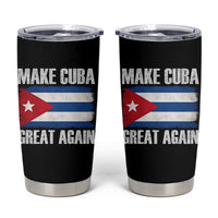 Make Cuba Great Again Tumbler Cup Vintage Cuban Map