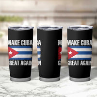 Make Cuba Great Again Tumbler Cup Vintage Cuban Map