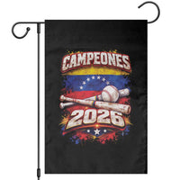 Venezuela Campeones 2026 Baseball Championship Garden Flag Vintage Venezuelan Flag