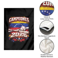 Venezuela Campeones 2026 Baseball Championship Garden Flag Vintage Venezuelan Flag