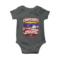 Venezuela Campeones 2026 Baseball Championship Baby Onesie Vintage Venezuelan Flag