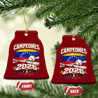 Venezuela Campeones 2026 Baseball Championship Ceramic Ornament Vintage Venezuelan Flag