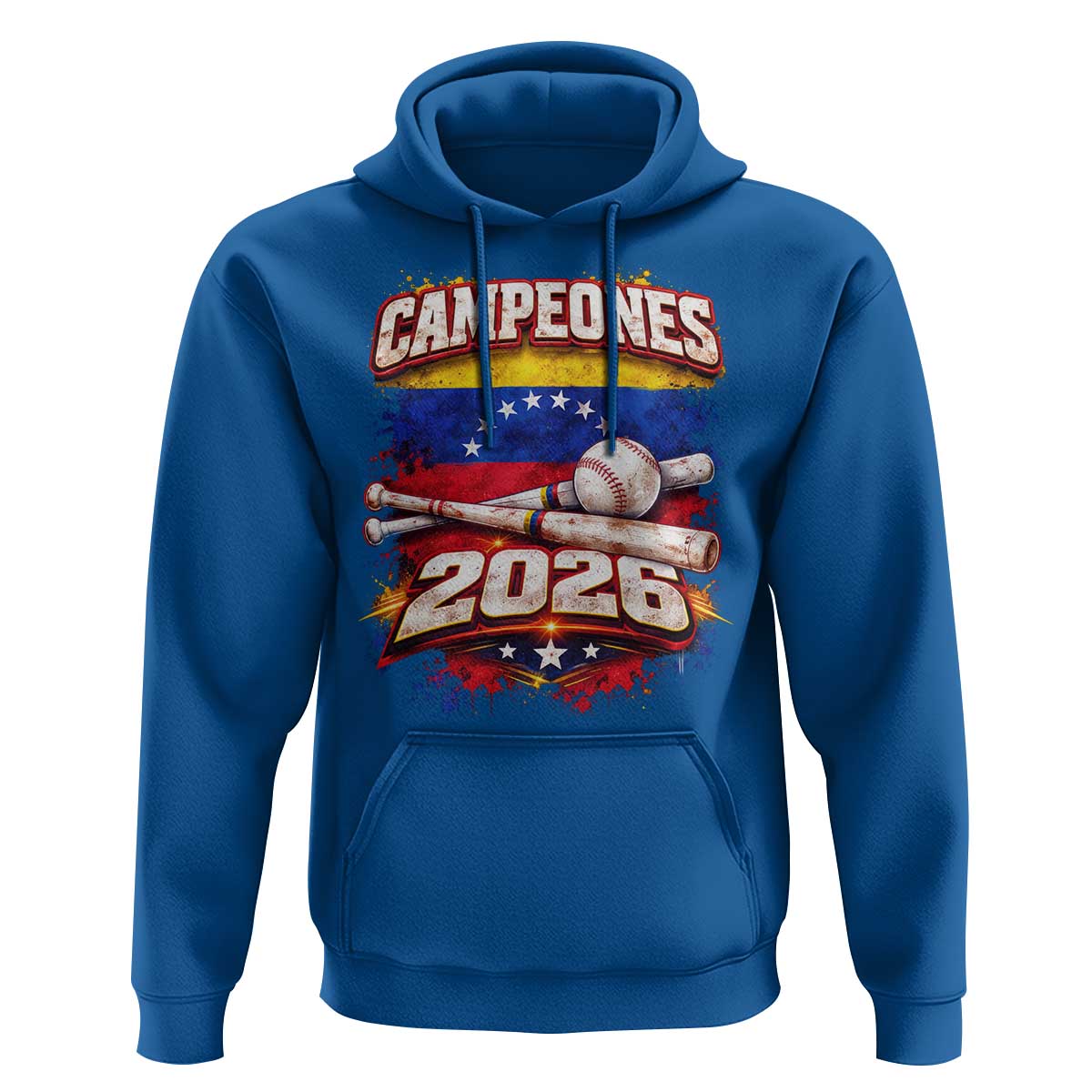 Venezuela Campeones 2026 Baseball Championship Hoodie Vintage Venezuelan Flag