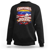 Venezuela Campeones 2026 Baseball Championship Sweatshirt Vintage Venezuelan Flag