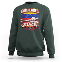 Venezuela Campeones 2026 Baseball Championship Sweatshirt Vintage Venezuelan Flag