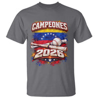 Venezuela Campeones 2026 Baseball Championship T Shirt Vintage Venezuelan Flag