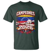 Venezuela Campeones 2026 Baseball Championship T Shirt Vintage Venezuelan Flag