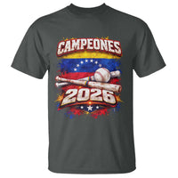 Venezuela Campeones 2026 Baseball Championship T Shirt Vintage Venezuelan Flag