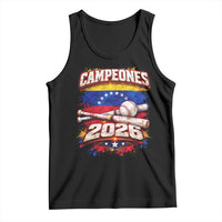 Venezuela Campeones 2026 Baseball Championship Tank Top Vintage Venezuelan Flag