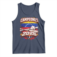 Venezuela Campeones 2026 Baseball Championship Tank Top Vintage Venezuelan Flag