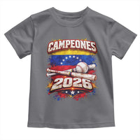Venezuela Campeones 2026 Baseball Championship Toddler T Shirt Vintage Venezuelan Flag