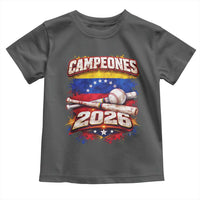 Venezuela Campeones 2026 Baseball Championship Toddler T Shirt Vintage Venezuelan Flag