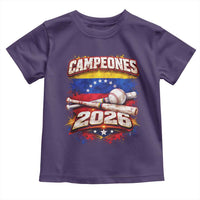 Venezuela Campeones 2026 Baseball Championship Toddler T Shirt Vintage Venezuelan Flag