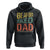 Funny Bearded Inked Dad Like A Normal Dad But Badass Hoodie Father's Day