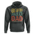 Funny Bearded Inked Dad Like A Normal Dad But Badass Hoodie Father's Day