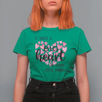 Teachers T Shirt For Women It Takes A Big Heart To Shape Little Minds Teacher Appreciation - Wonder Print Shop