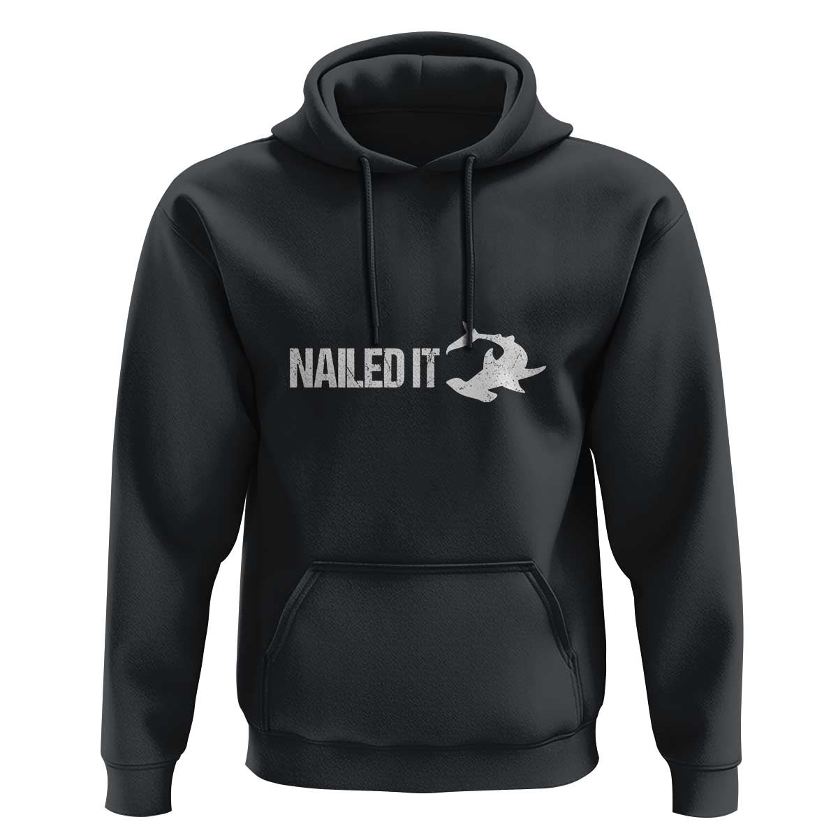 Funny Hammerhead Shark Hoodie Nailed It Shark Lover - Wonder Print Shop