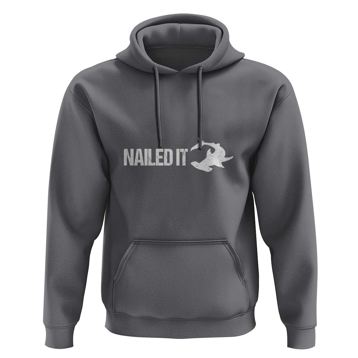 Funny Hammerhead Shark Hoodie Nailed It Shark Lover - Wonder Print Shop