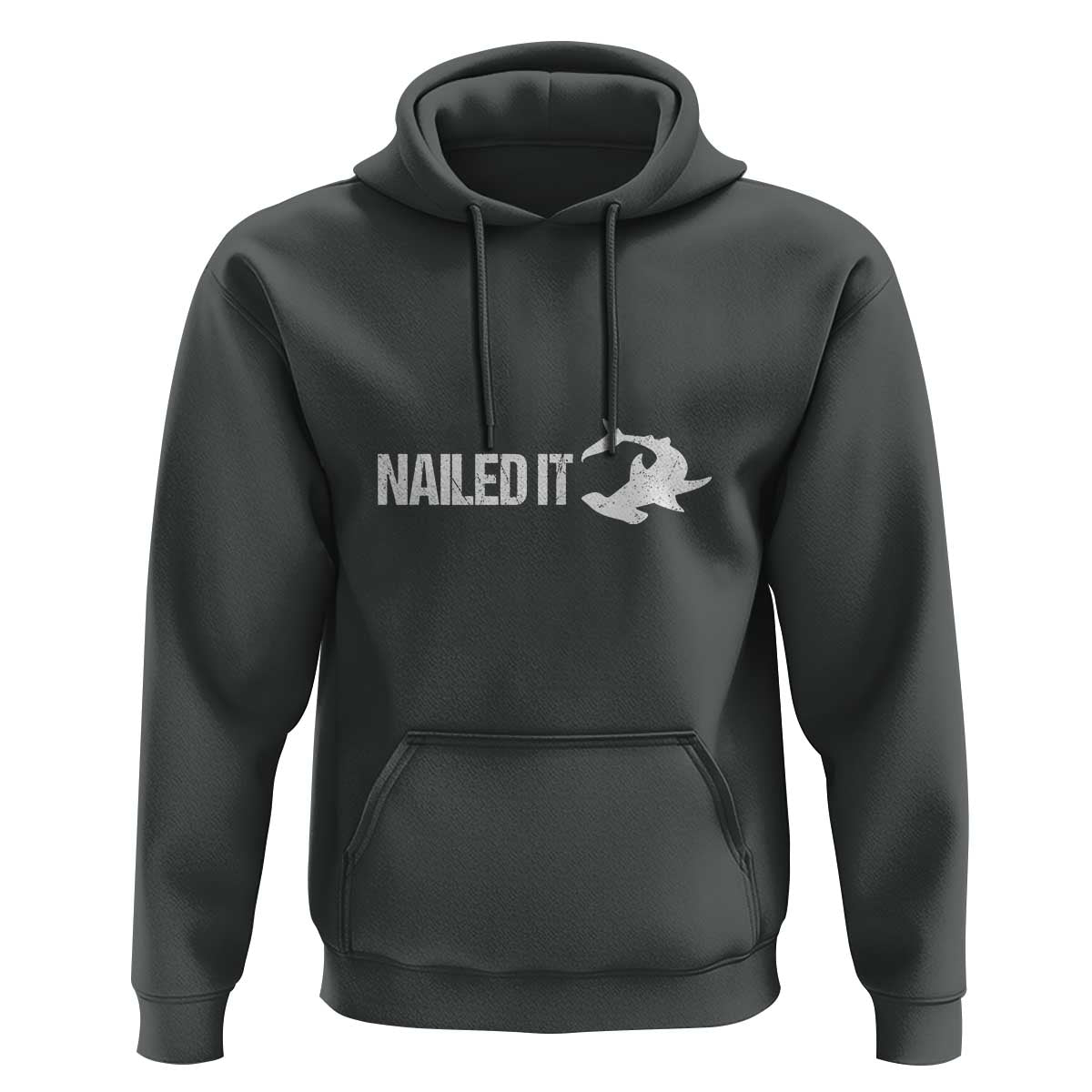 Funny Hammerhead Shark Hoodie Nailed It Shark Lover - Wonder Print Shop