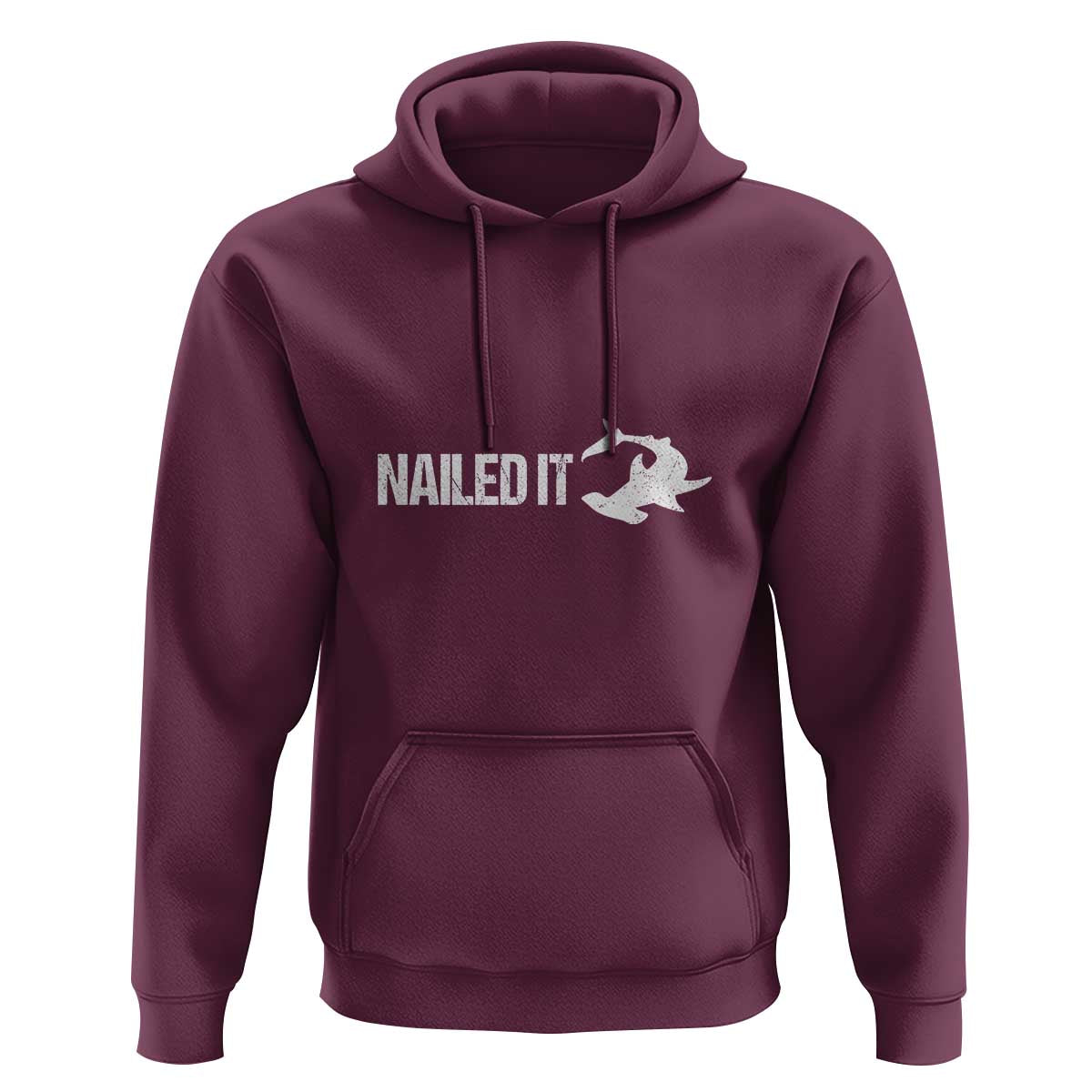 Funny Hammerhead Shark Hoodie Nailed It Shark Lover - Wonder Print Shop