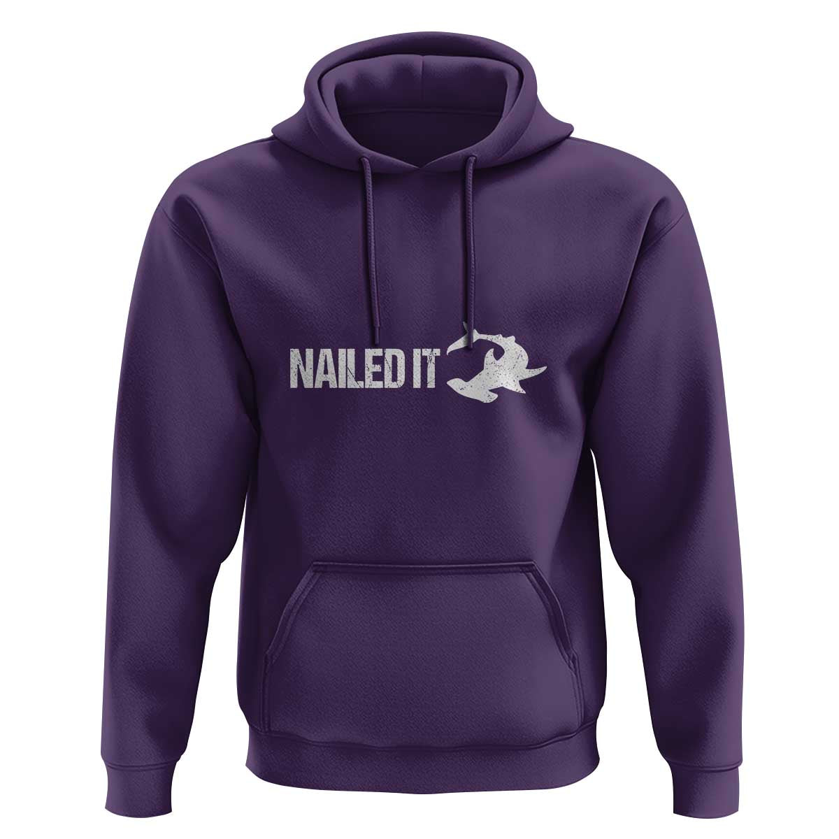Funny Hammerhead Shark Hoodie Nailed It Shark Lover - Wonder Print Shop