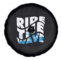 Surfing Spare Tire Cover Ride The Wave Surfer Boardsport Wave - Wonder Print Shop